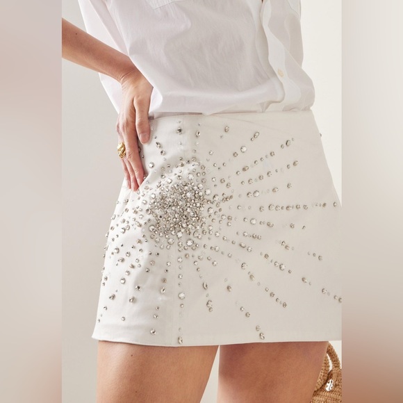 Des Phemmes Des_Phemmes crystal embellished mini skirt - Picture 3 of 8